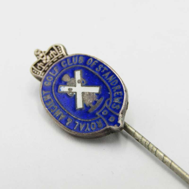 Royal and Ancient Golf club of St. Andrews silver pin badge