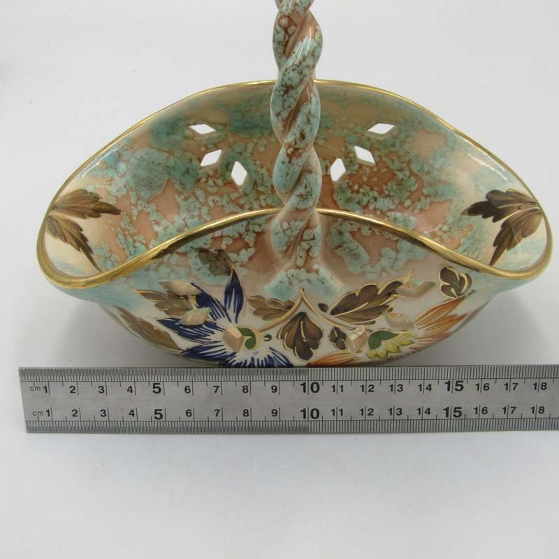 Vintage Gouda fruit basket - signed Copo 165
