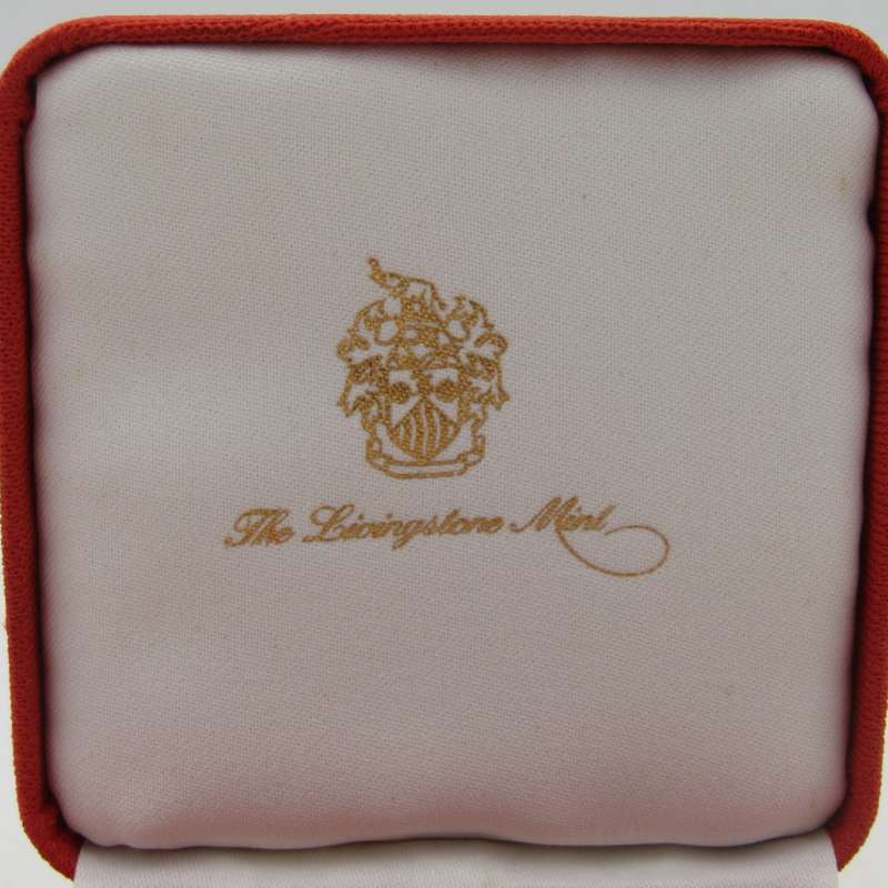 Zimbabwe - Rhodesia silver Peace medallion in box