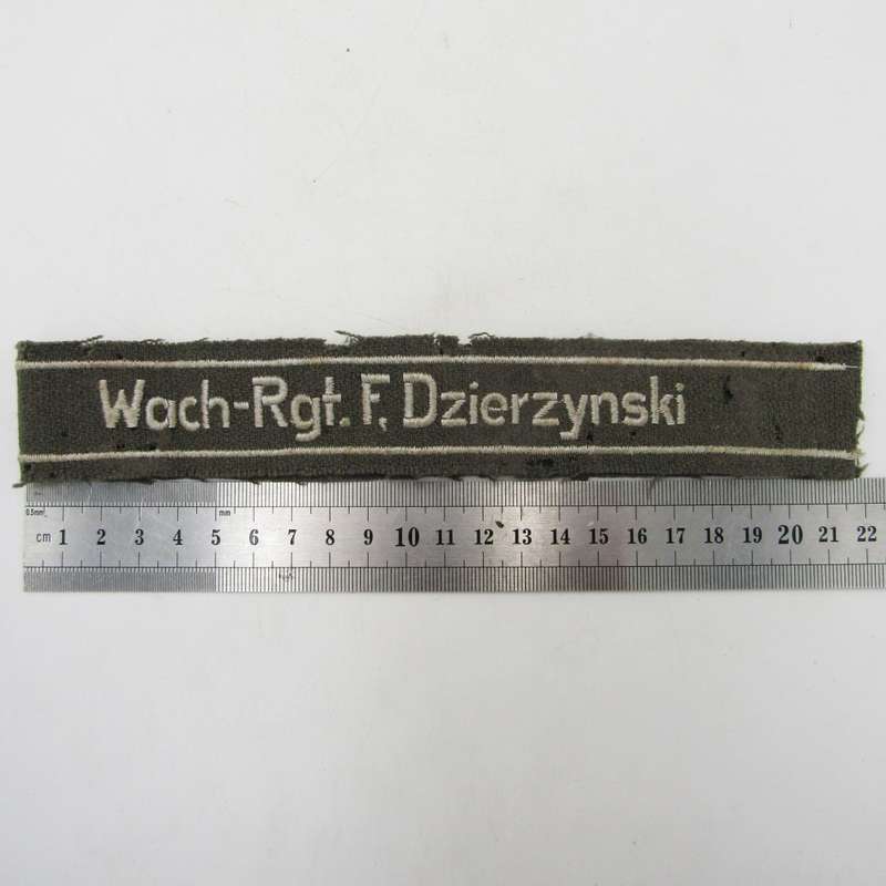 Felix Dzerzhinski Guards regiment - GDR paramilitary cuffband