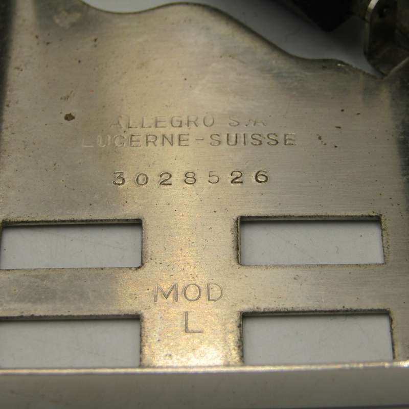 Vintage Allegro Model L razor blade sharpener