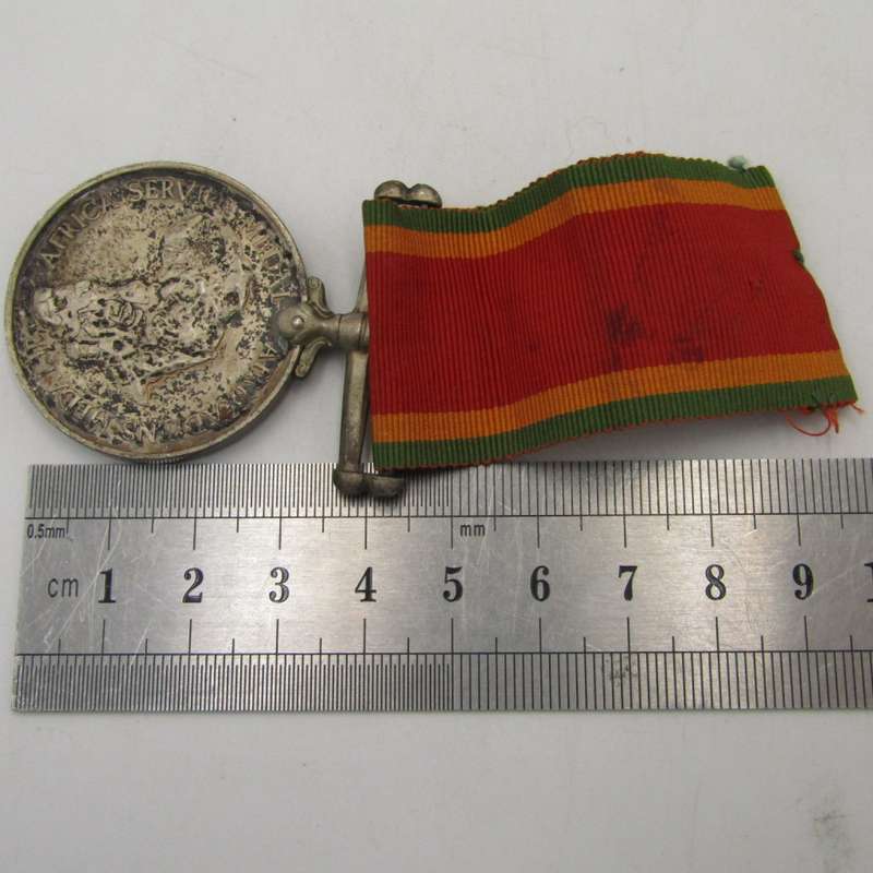 WW2 Africa service medal and Italy star issued to 123638 J.C McIntyre