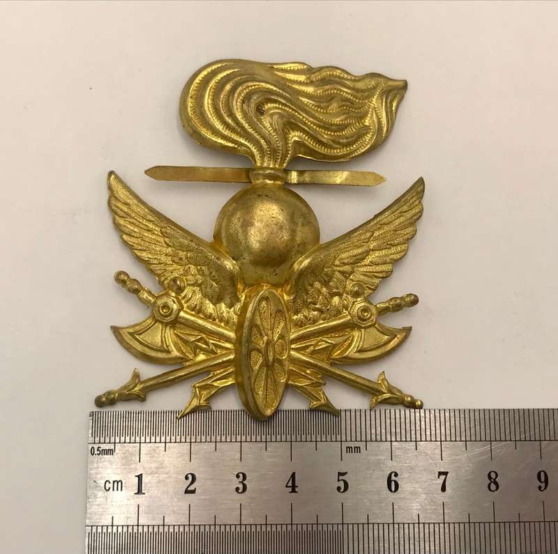 WW2 Italian Railway Engineers cap badge