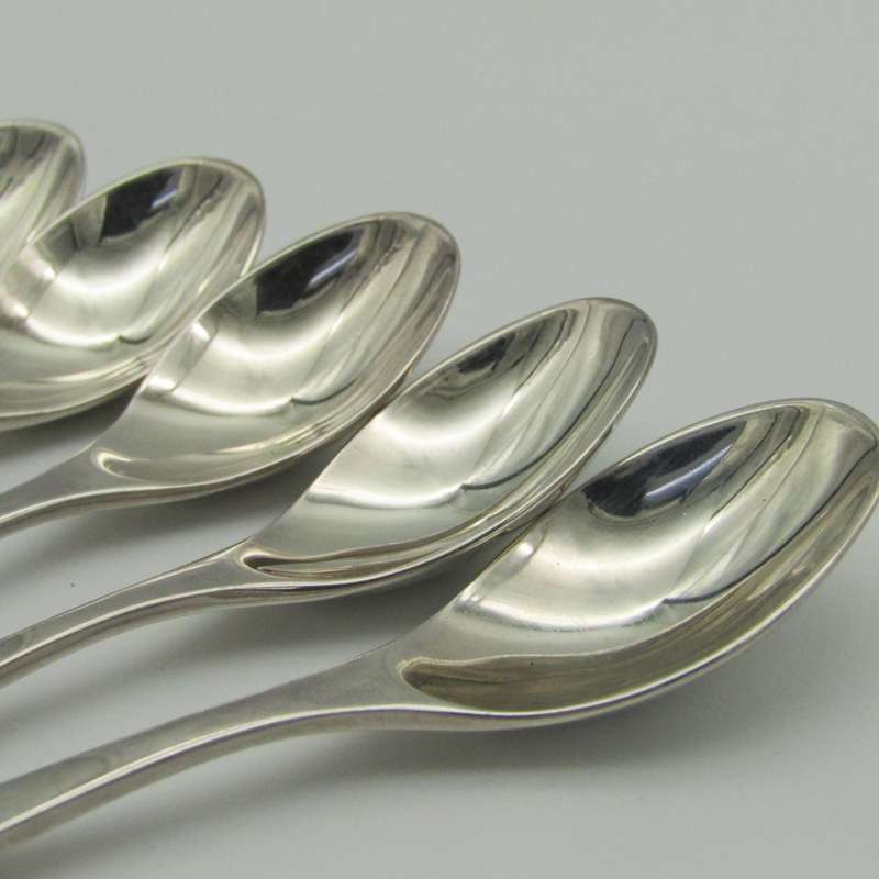 Lot of 6 German Rosenthal 90-18 silverplated spoons