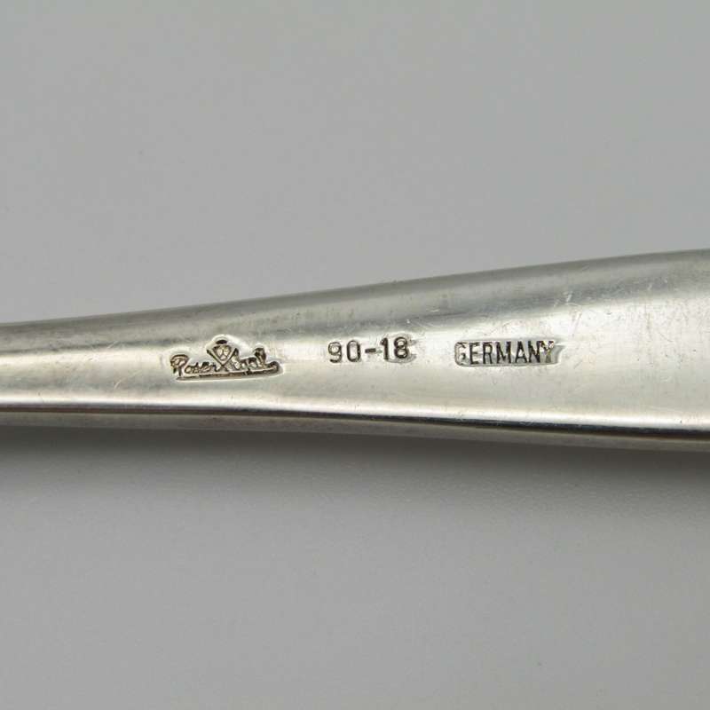 Lot of 6 German Rosenthal 90-18 silverplated spoons