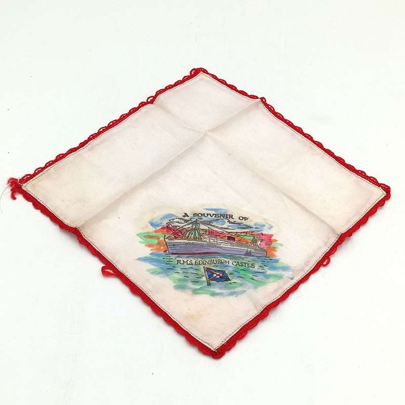 RMS Edinburgh Castle Souvenir handkerchief