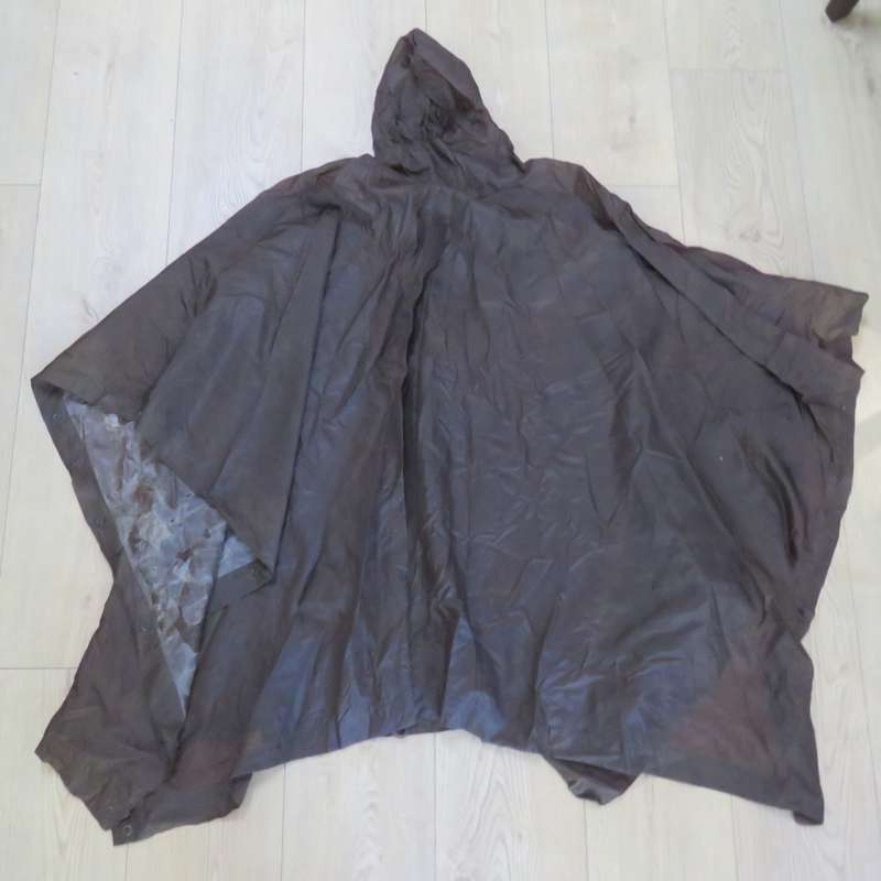 SADF Webbing ground sheet cover with poncho bivvy - full length 129cm