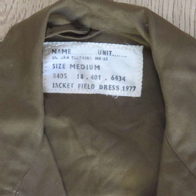SADF Nutria bush jacket - size medium - full length 75cm, chest 42cm, full arm length 62cm