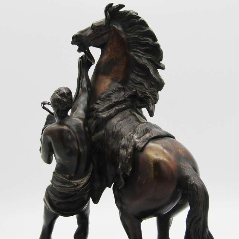 Beautiful Bronze sculpture of The Marly Horse originally sculpted in Marble by Guillaume Coustou