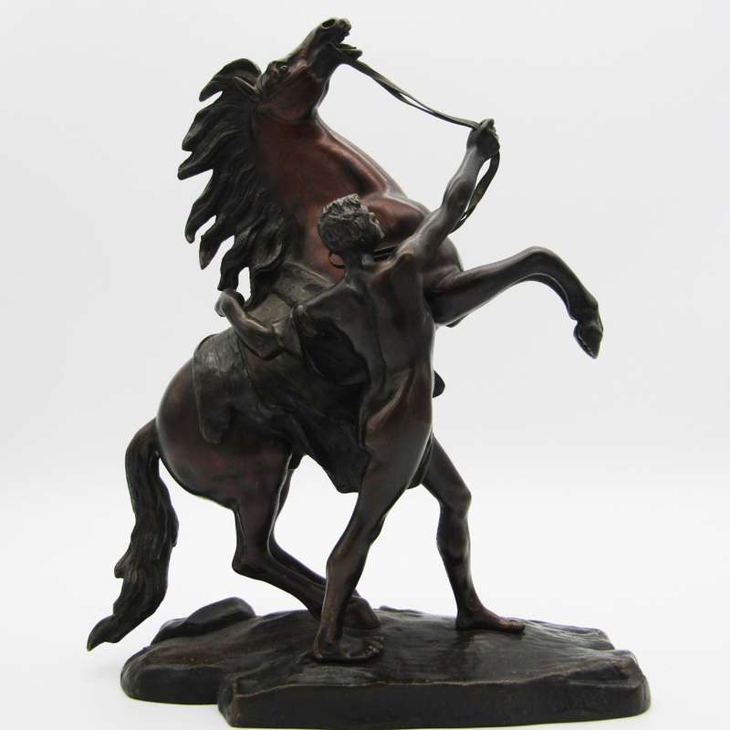 Beautiful Bronze sculpture of The Marly Horse originally sculpted in Marble by Guillaume Coustou