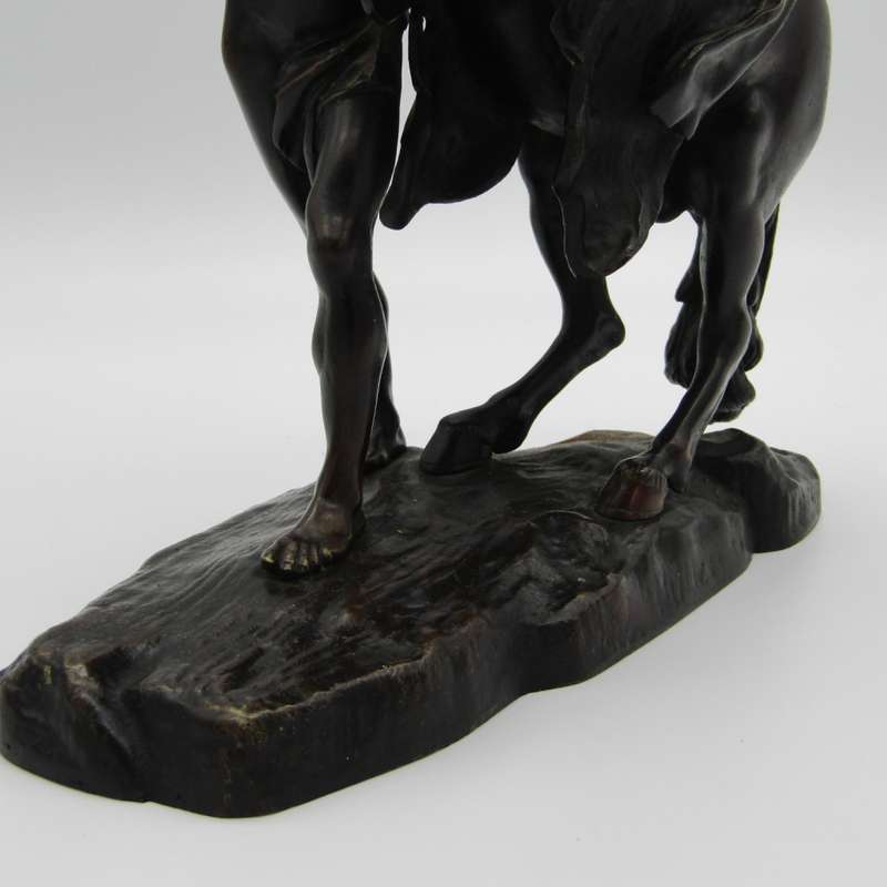 Beautiful Bronze sculpture of The Marly Horse originally sculpted in Marble by Guillaume Coustou