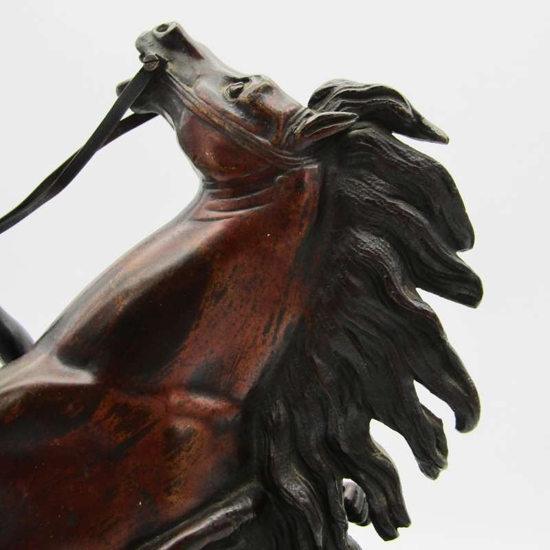 Beautiful Bronze sculpture of The Marly Horse originally sculpted in Marble by Guillaume Coustou