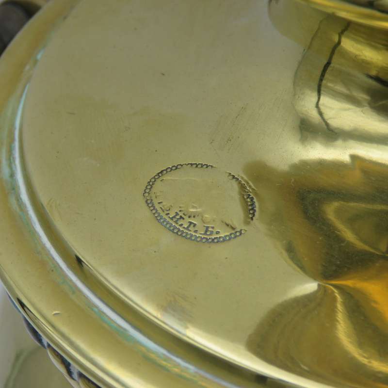 Vintage Russian brass samovar
