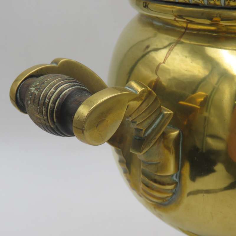 Vintage Russian brass samovar