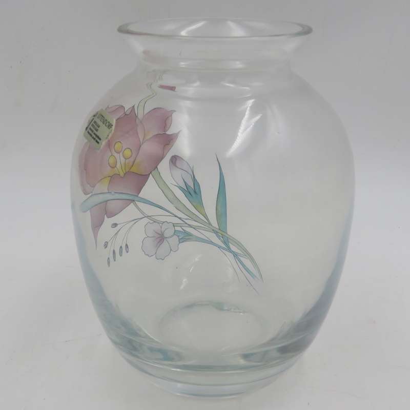 Vintage Uttendorf Crystal glass flower vase