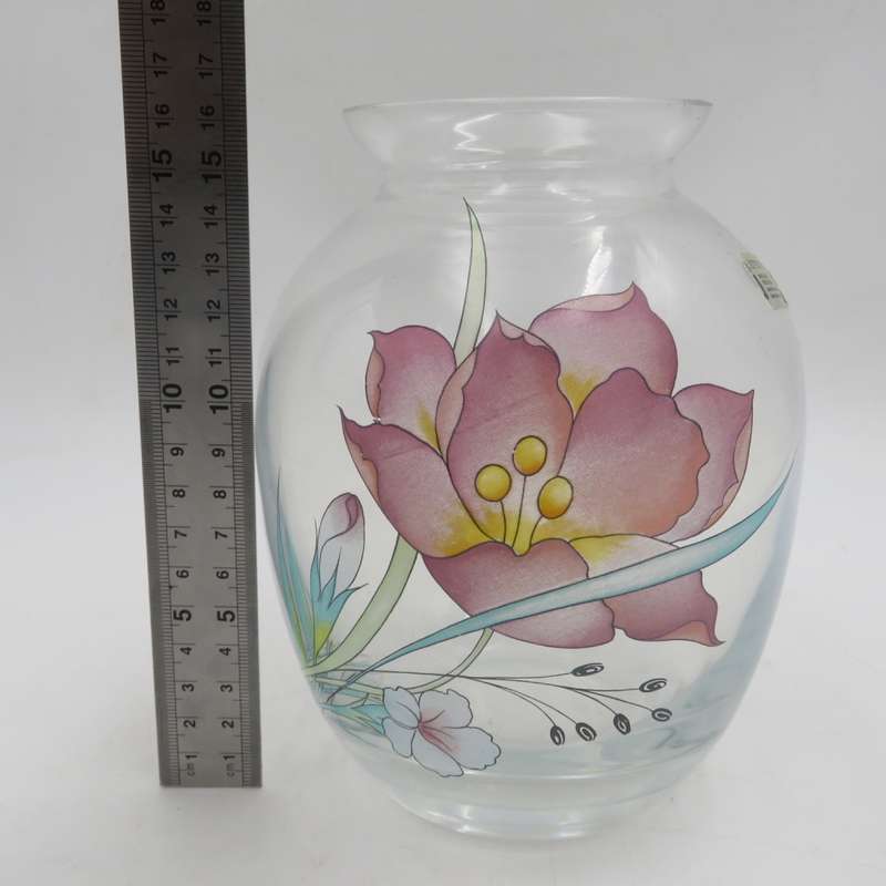 Vintage Uttendorf Crystal glass flower vase