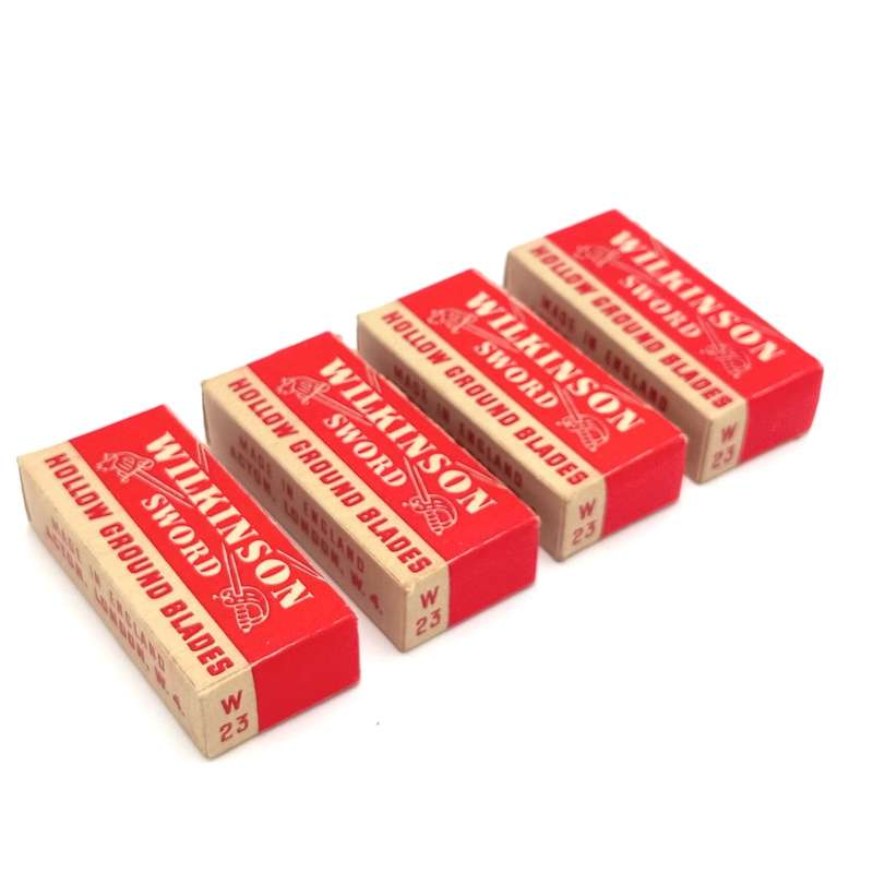 Lot of 4 Packs of Wilkinson W23 Hollow Ground blades - Brand new