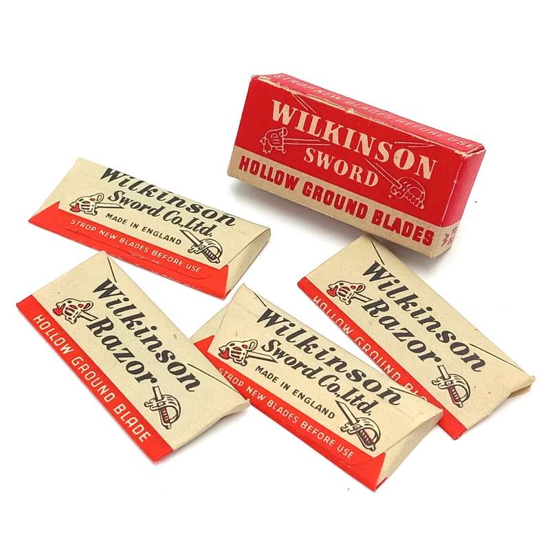 Lot of 4 Packs of Wilkinson W23 Hollow Ground blades - Brand new