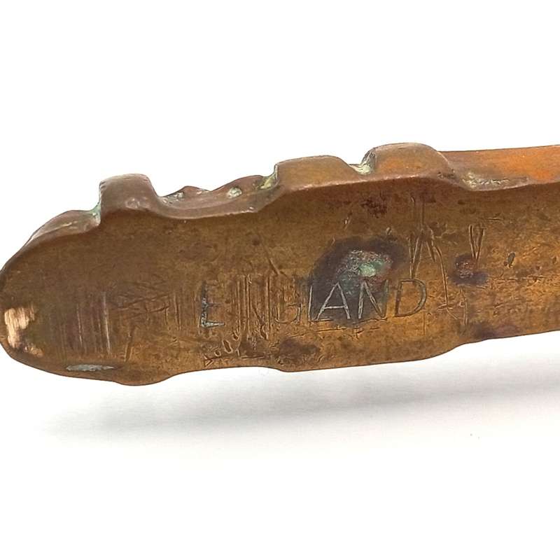 Antique brass Shakespeare 1564-1616 nutcracker