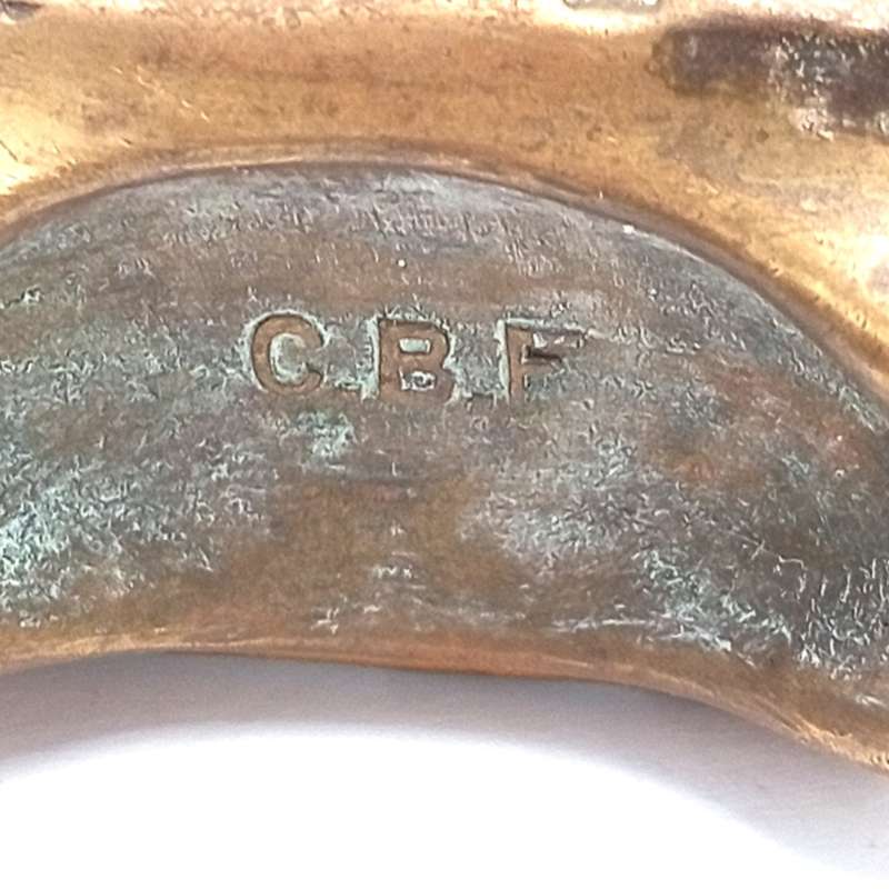 Antique brass Shakespeare 1564-1616 nutcracker