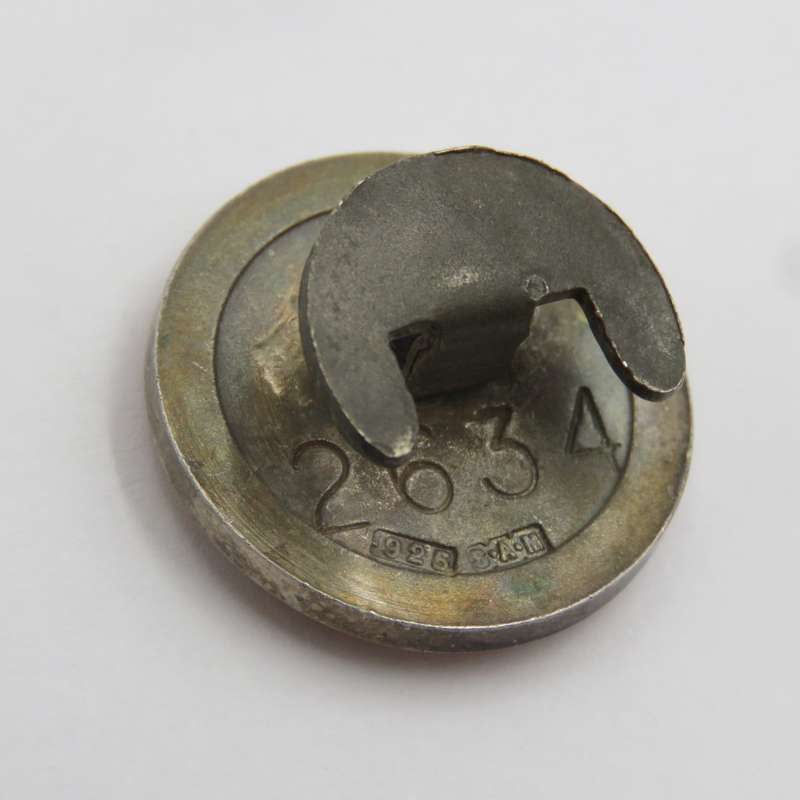 SA Engineers Corps ( SAPPERS) sterling silver button  badge #2634