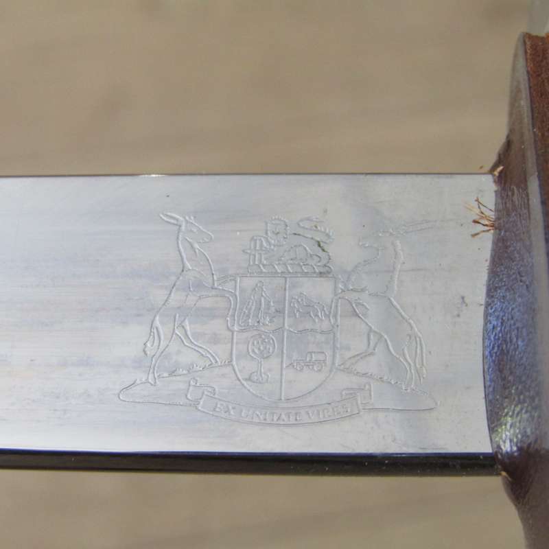 Old SA Police ceremonial sword with sheath