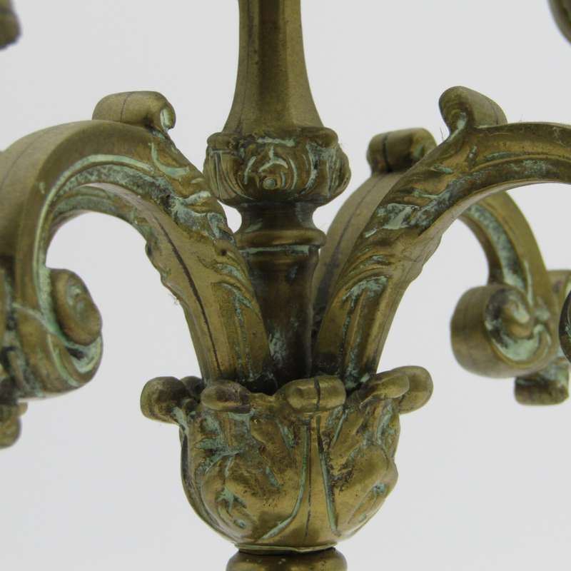 Vintage brass 5 arm candlestick