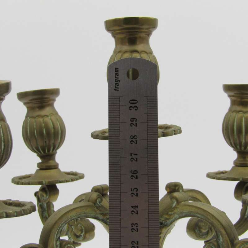Vintage brass 5 arm candlestick
