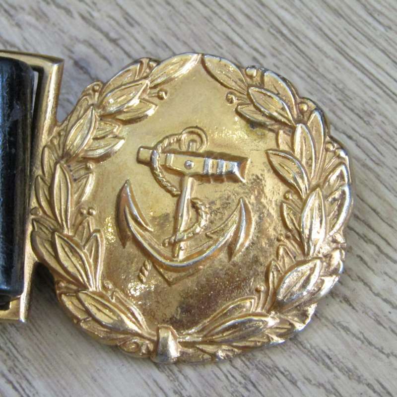 South African Navy officer`s sword with sheath and belt
