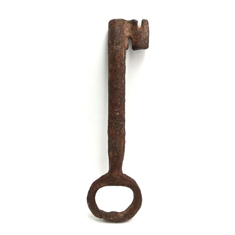 Antique large cast iron key