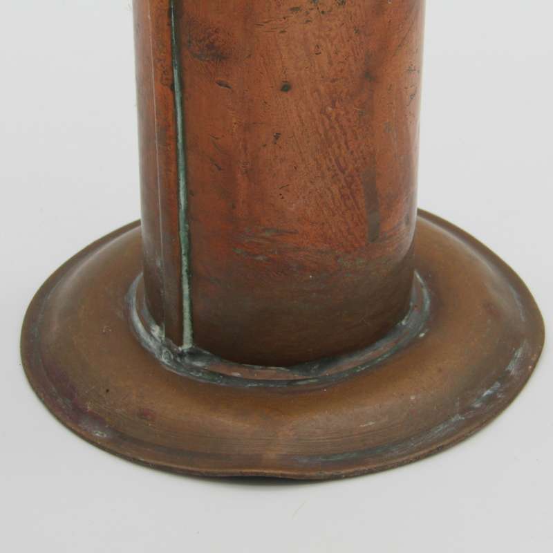 Antique brass hydrometer with copper cup