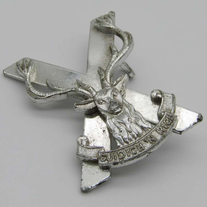 British Highland Brigade officer cap badge - one lug