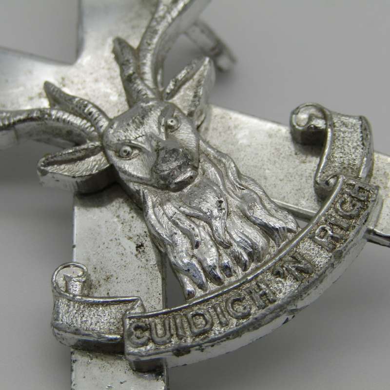 British Highland Brigade officer cap badge - one lug