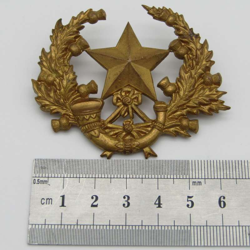 Cameronians Scottish Rifles cap badge