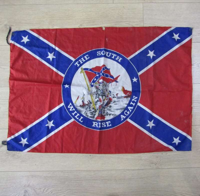 Confederate States `The South will rise again` flag