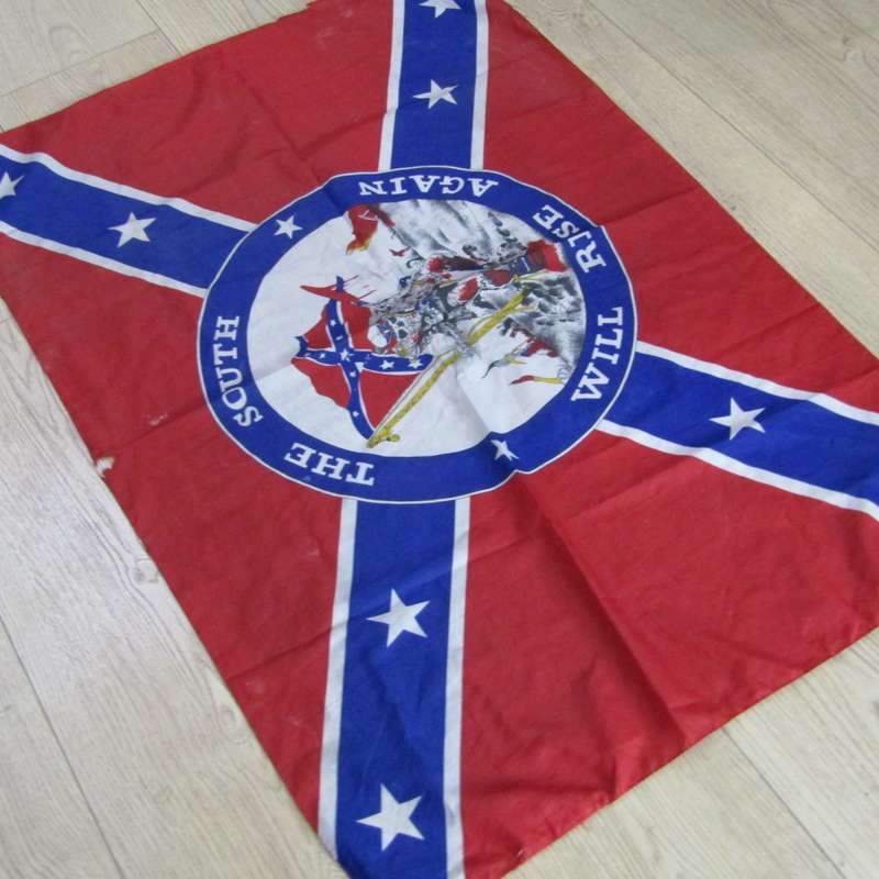 Confederate States `The South will rise again` flag
