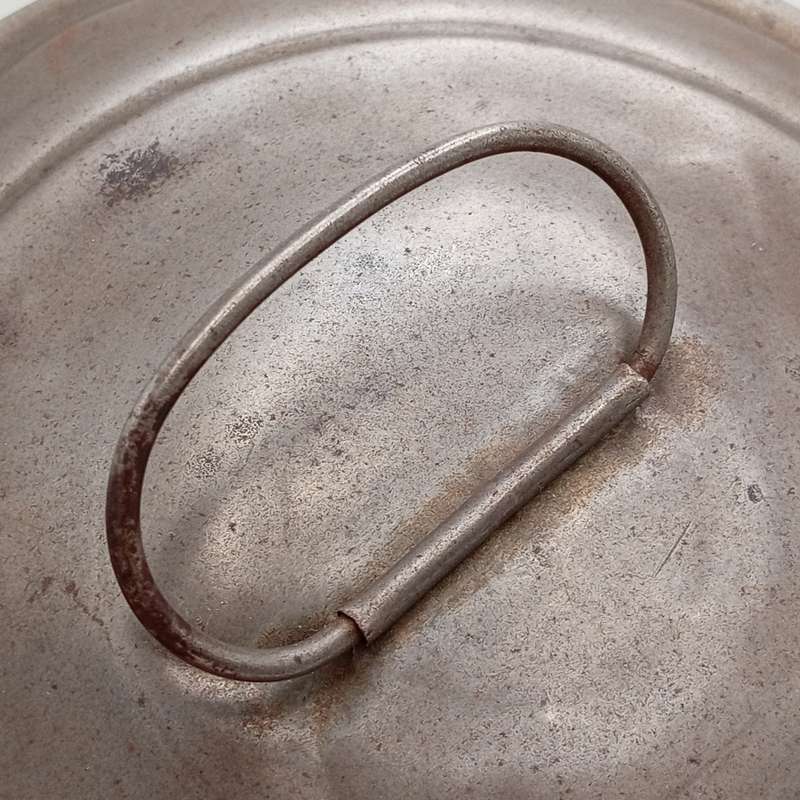 Antique baking tin with lid