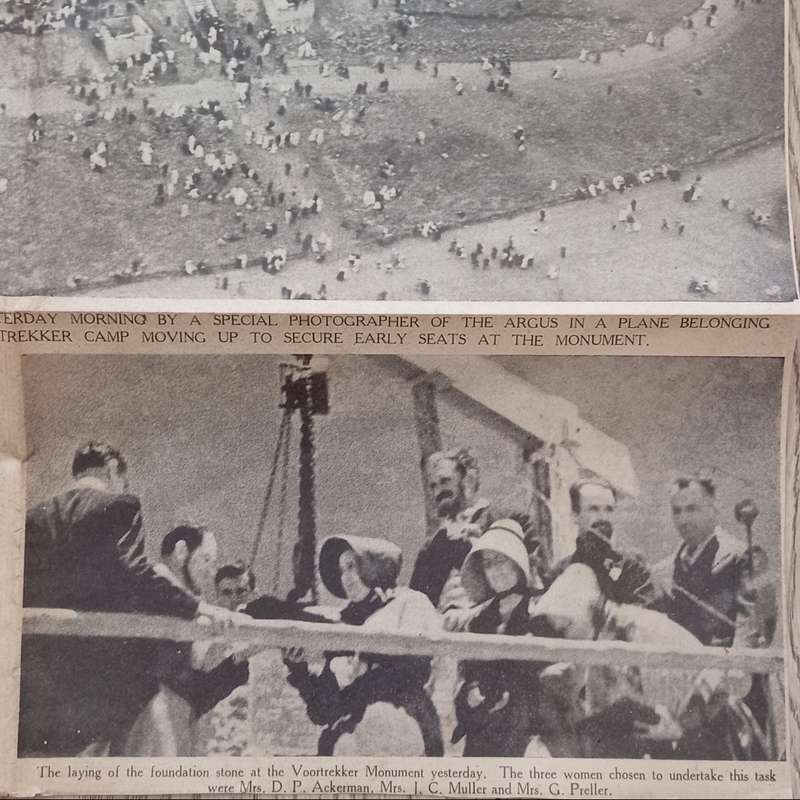 Vintage Voortrekker kappie used at 1938 Voortrekker festival