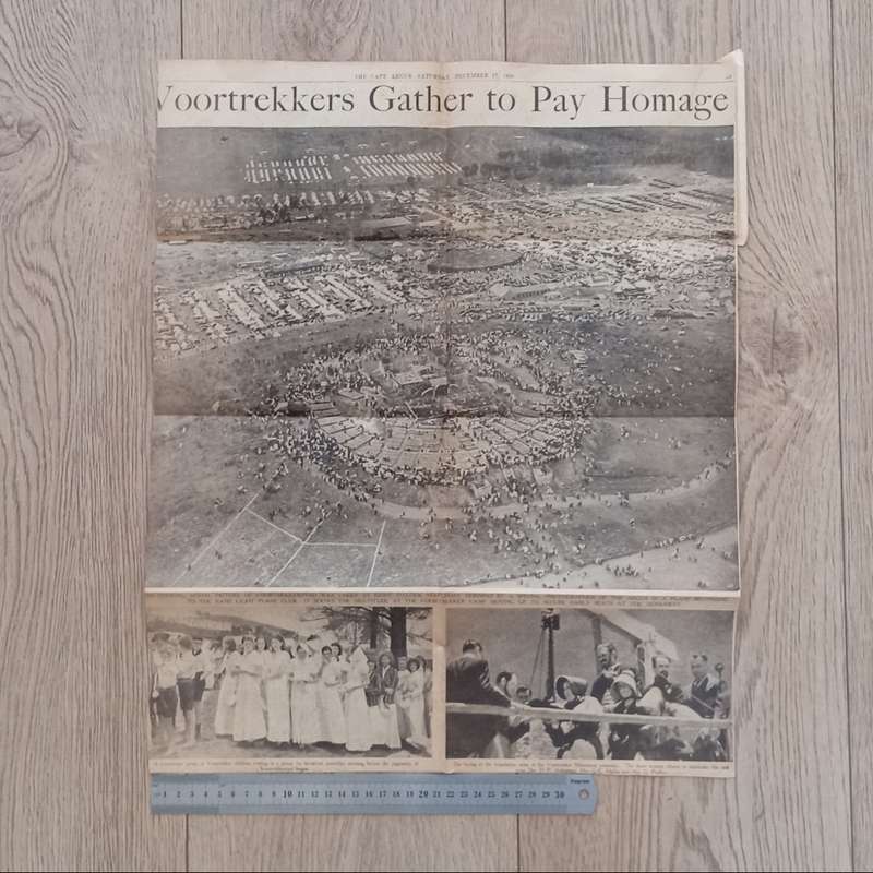 Vintage Voortrekker kappie used at 1938 Voortrekker festival