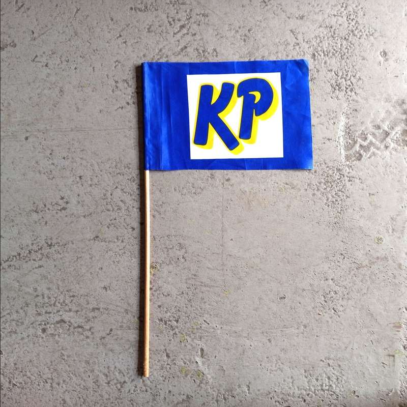 Vintage KP Konserwatiewe Party hand flag