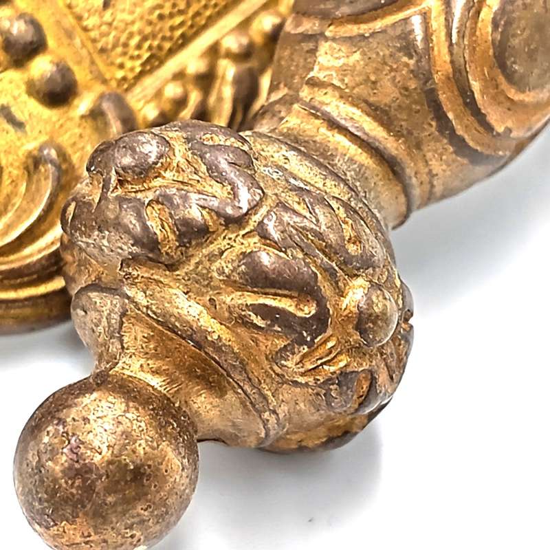 Pair of Vintage brass door handles
