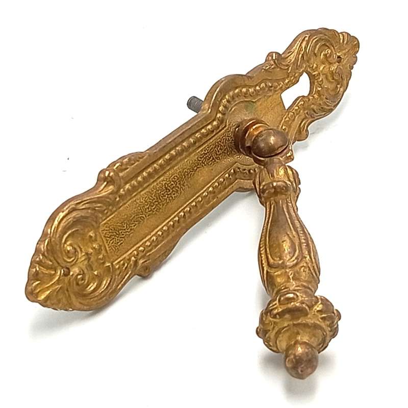 Pair of Vintage brass door handles