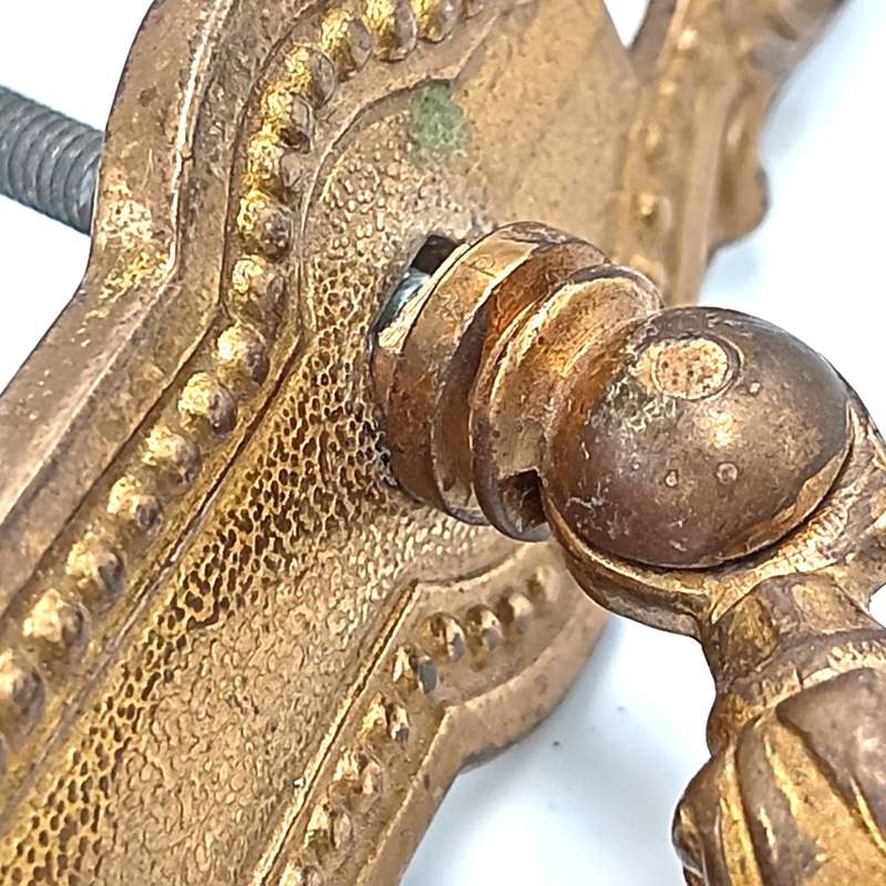 Pair of Vintage brass door handles
