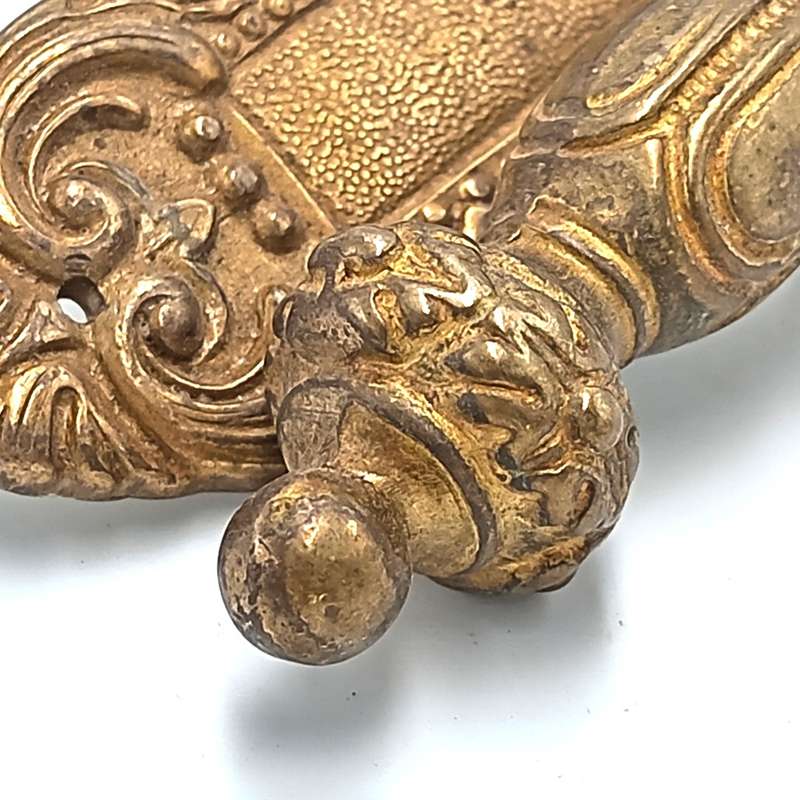 Pair of Vintage brass door handles