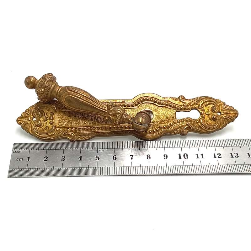 Pair of Vintage brass door handles