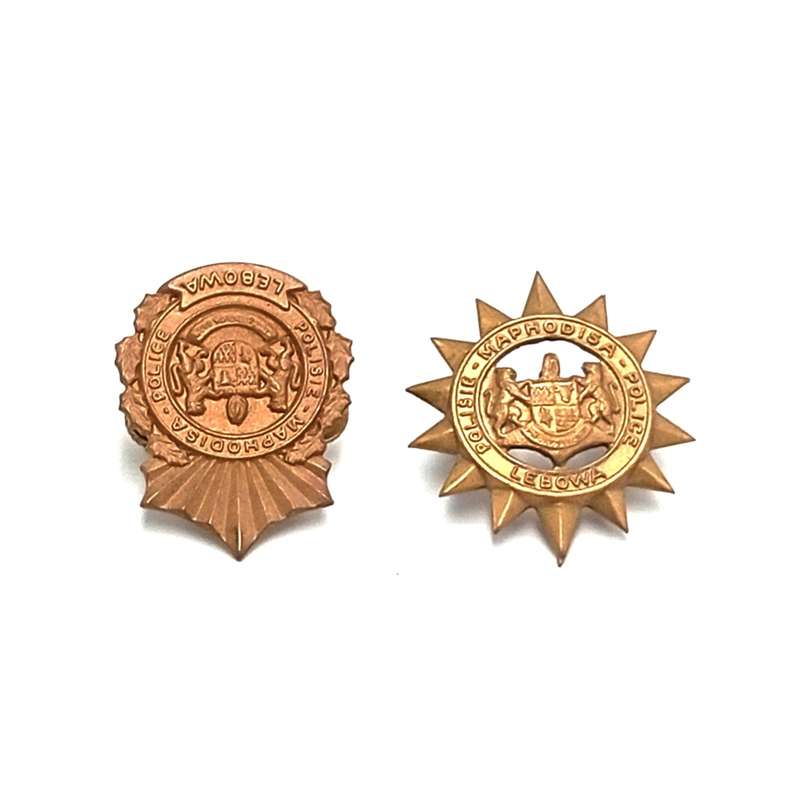 Lot of 2 Lebowa Police badges
