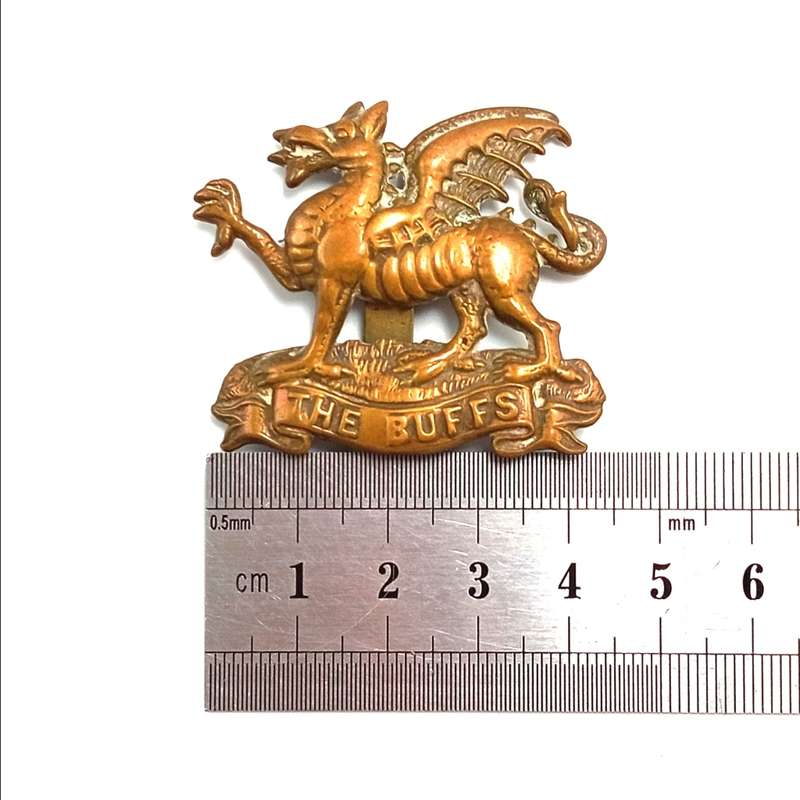 British The Buffs cap badge