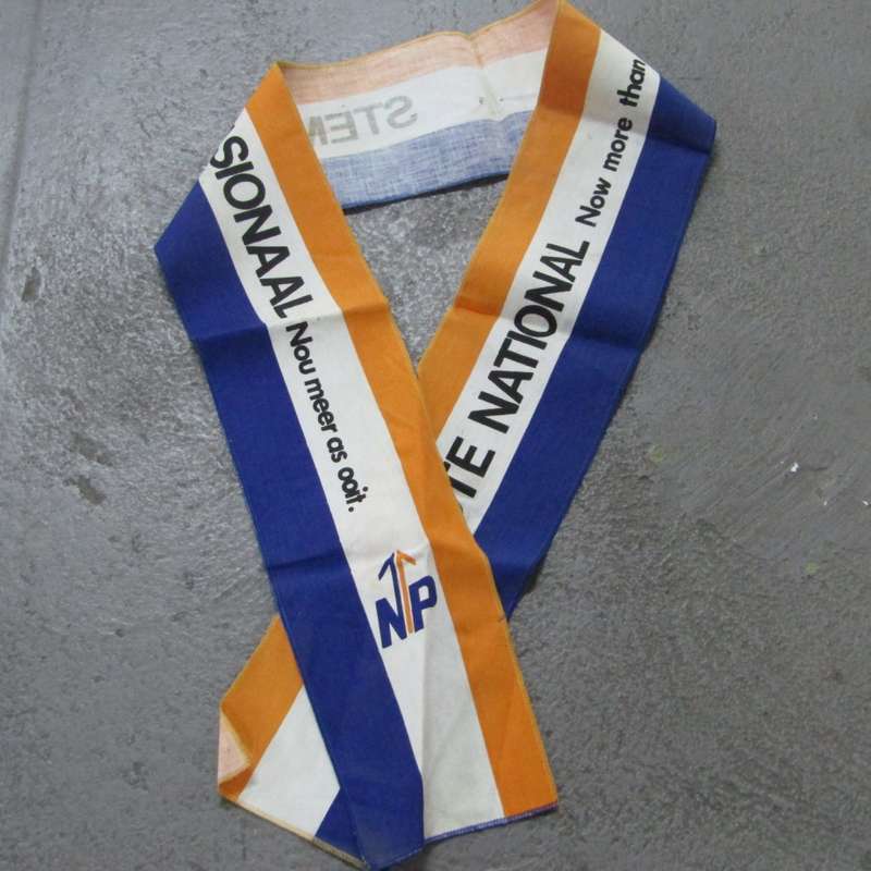 Vintage NP Nasionale Party - Stem Nasionaal political party Sash