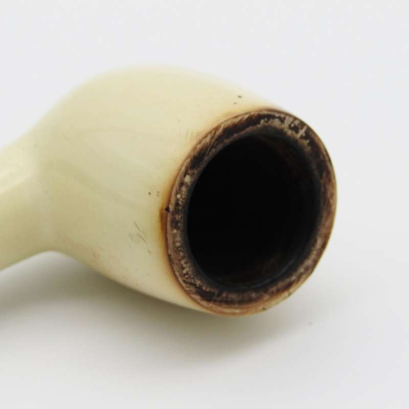 Vintage Meerschaum smoking pipe in original case