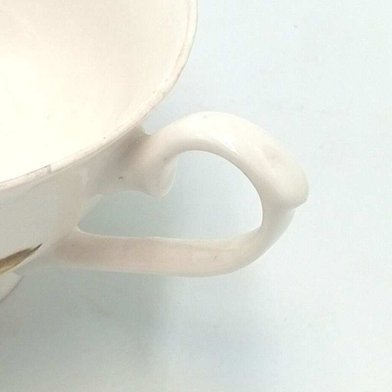 Beautiful porcelain flower pattern cup and saucer